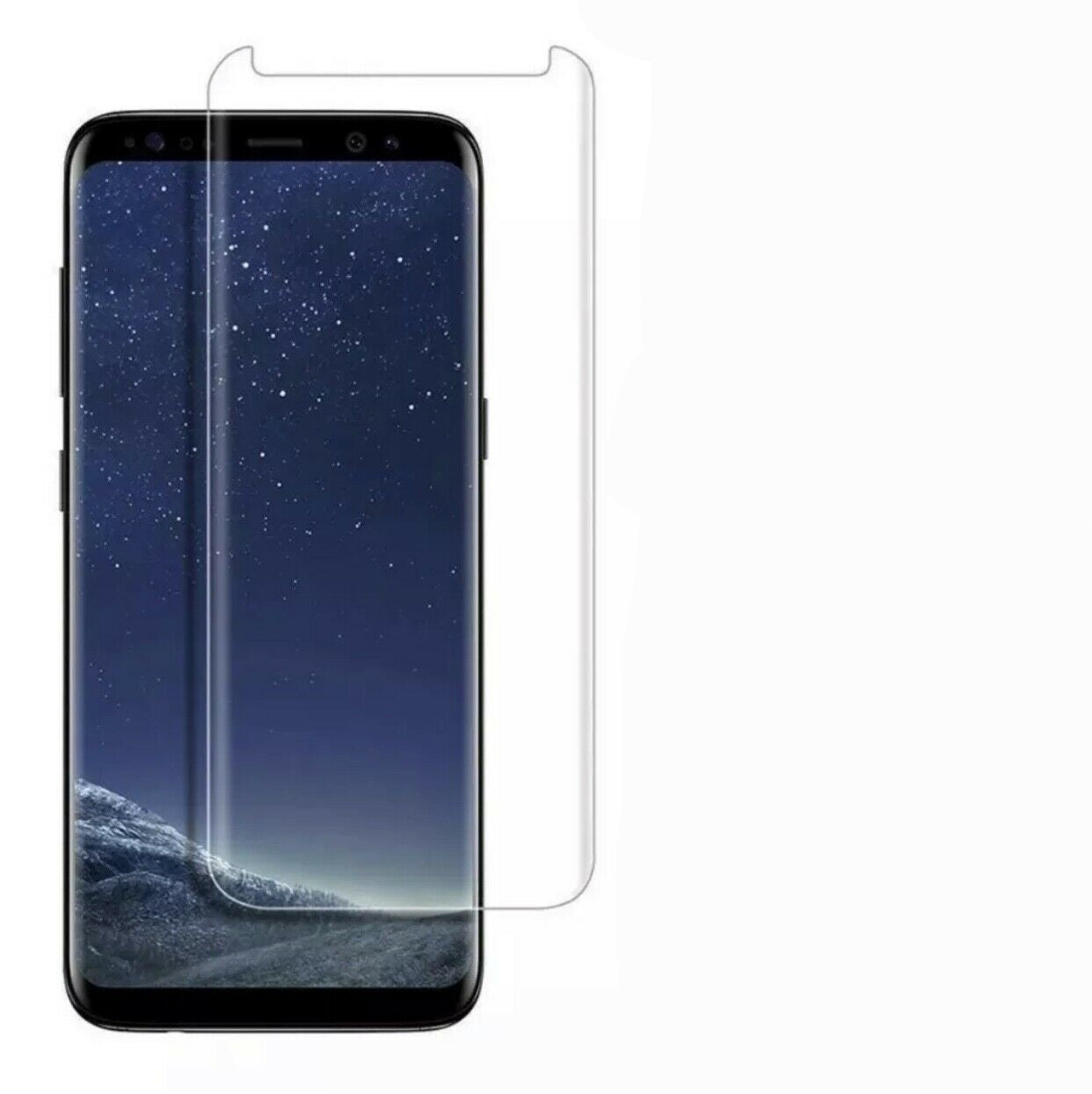Protecteur d'écran en verre trempé à couverture complète incurvée pour Samsung Galaxy S8 Protecteur d'écran en verre trempé à couverture complète incurvée pour Samsung Galaxy S8